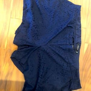 Blue Lace Fancy Shorts
